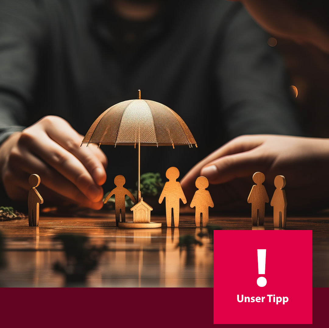 Bild zeigt einen Schutzschirm.© Adobe Stock: Meow Creations