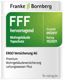 FB Qualitaetssiegel 10 2021 ERGO Premium Wohngebaeude Leitungswasser Plus FFF hoch